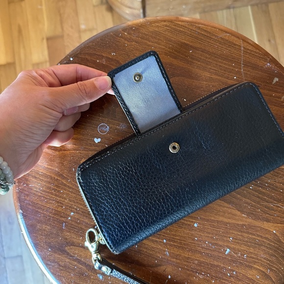 Fossil Madison Wrist Zippy Black Large Wallet NEW with tags - Picture 4 of 9